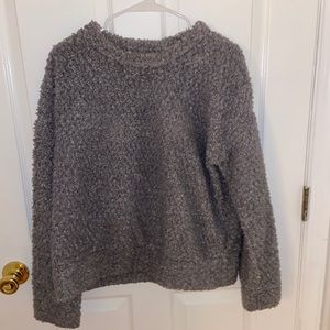 Grey Sherpa Sweater